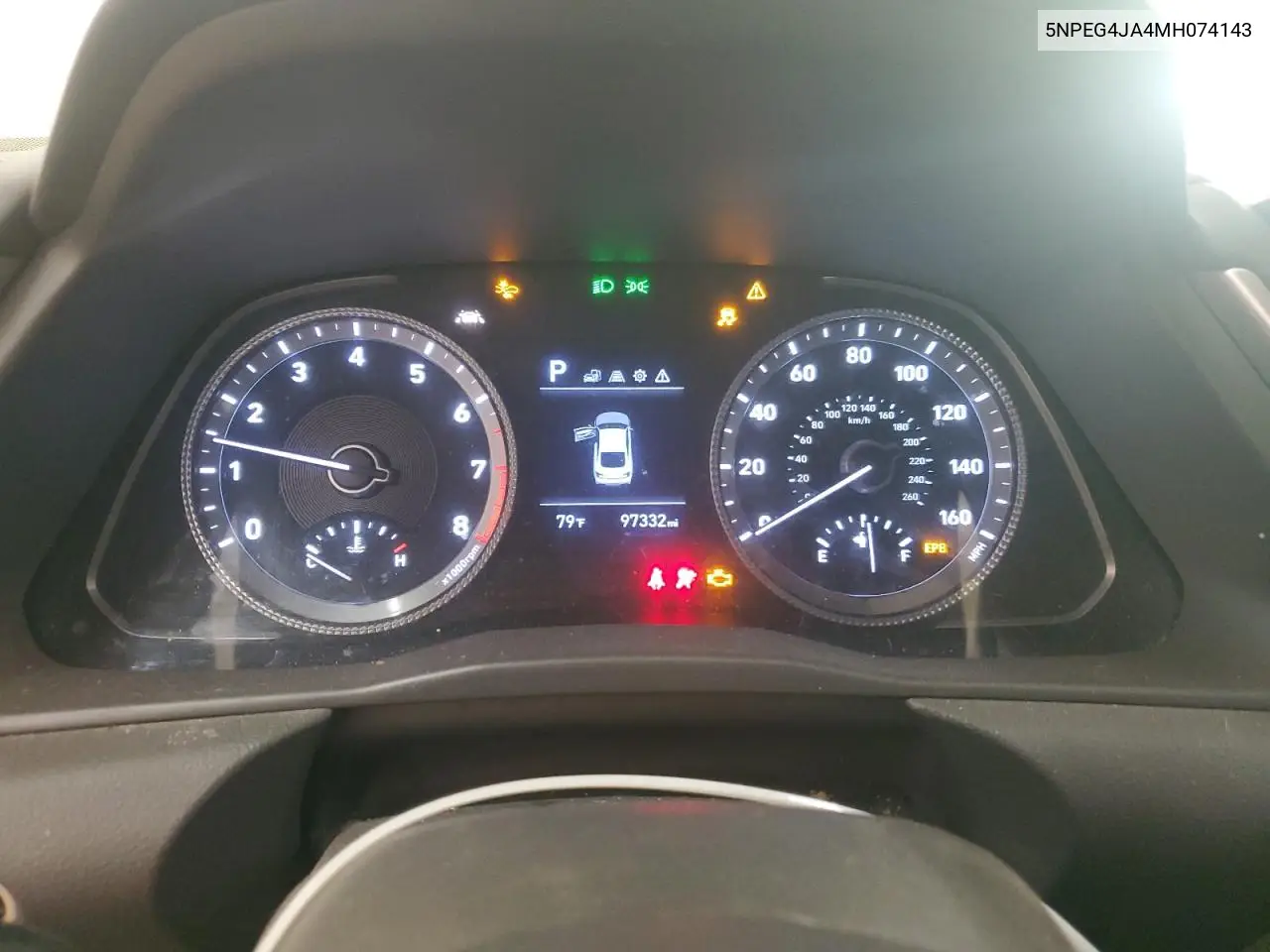 2021 Hyundai Sonata Se VIN: 5NPEG4JA4MH074143 Lot: 59905345