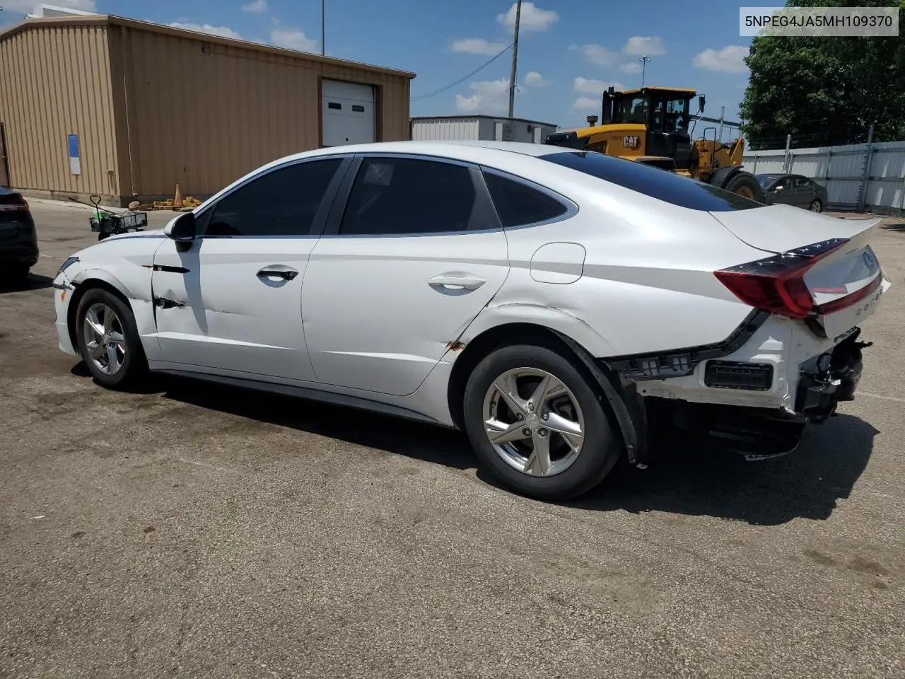 2021 Hyundai Sonata Se VIN: 5NPEG4JA5MH109370 Lot: 61830105