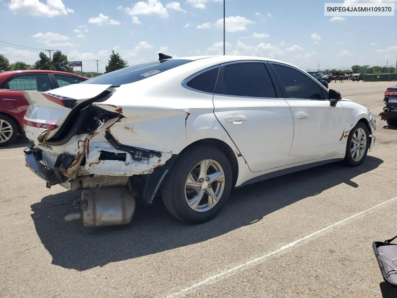 2021 Hyundai Sonata Se VIN: 5NPEG4JA5MH109370 Lot: 61830105