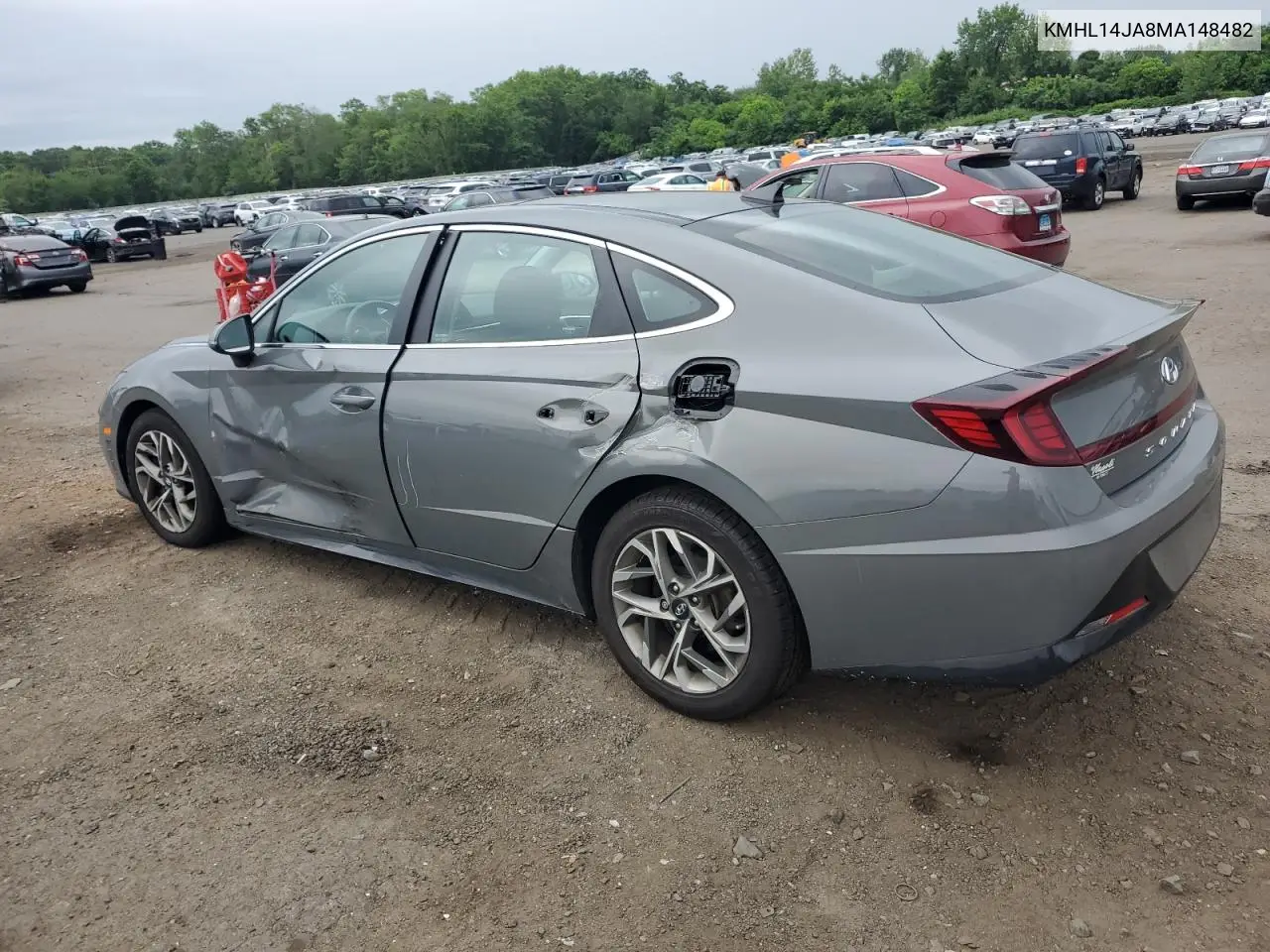 2021 Hyundai Sonata Sel VIN: KMHL14JA8MA148482 Lot: 62430395
