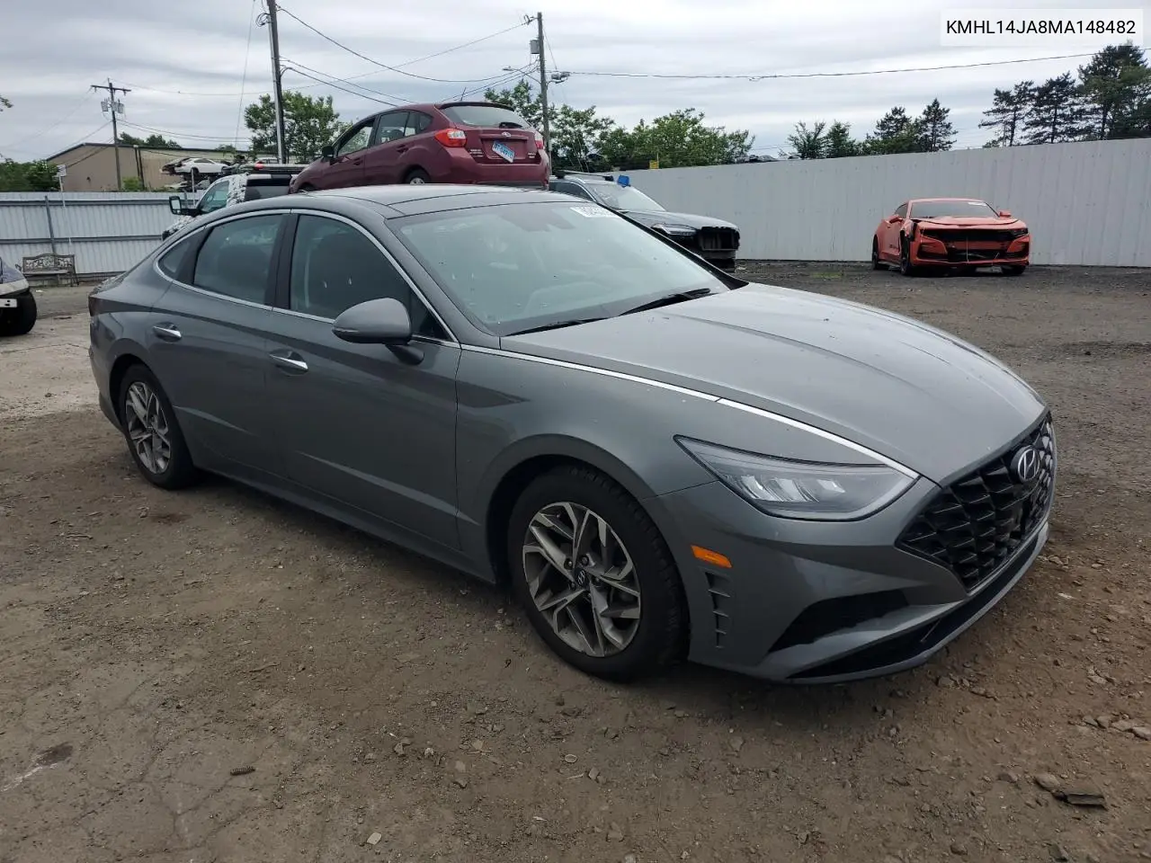 2021 Hyundai Sonata Sel VIN: KMHL14JA8MA148482 Lot: 62430395