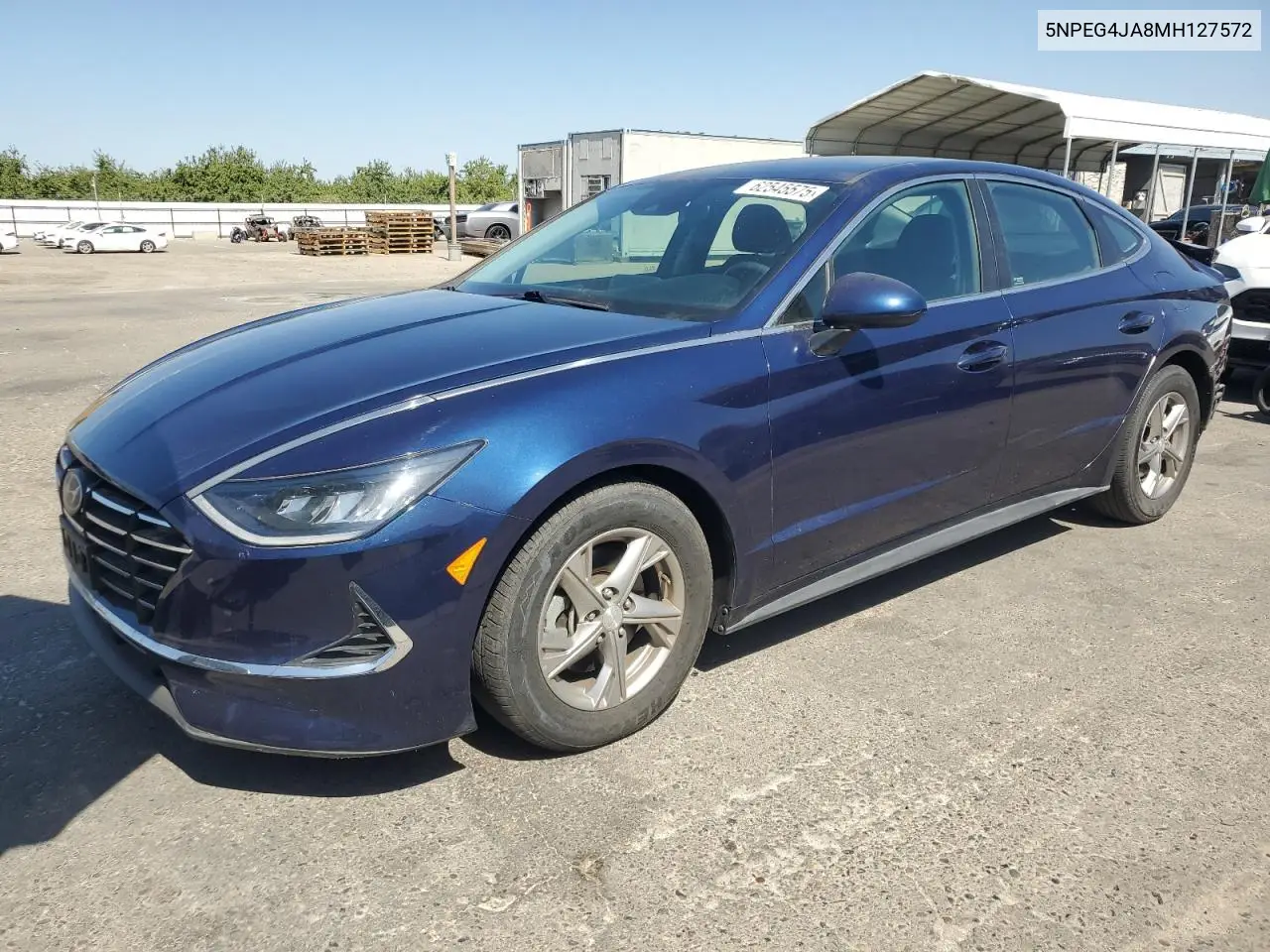 2021 Hyundai Sonata Se VIN: 5NPEG4JA8MH127572 Lot: 62545575