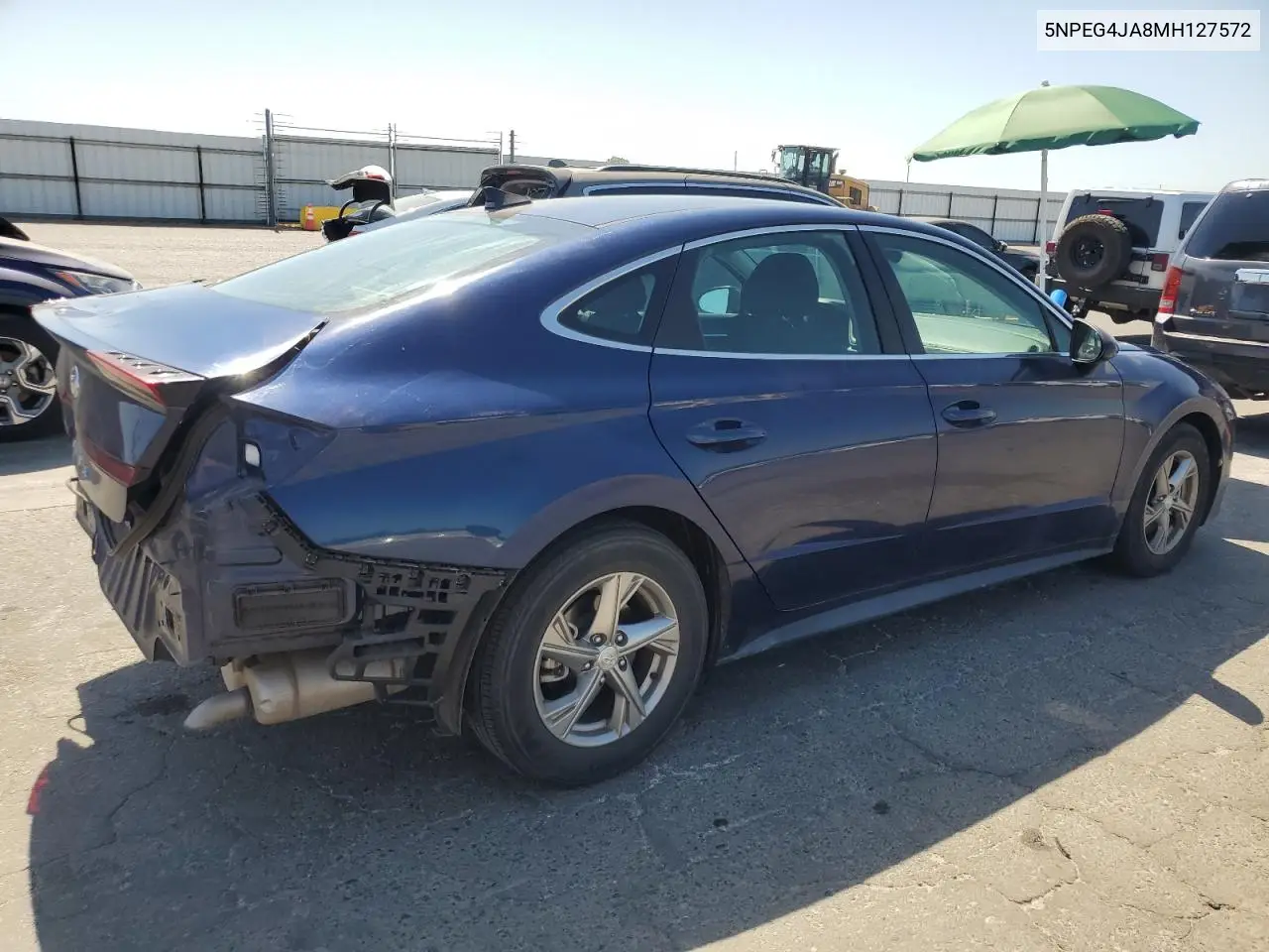 2021 Hyundai Sonata Se VIN: 5NPEG4JA8MH127572 Lot: 62545575