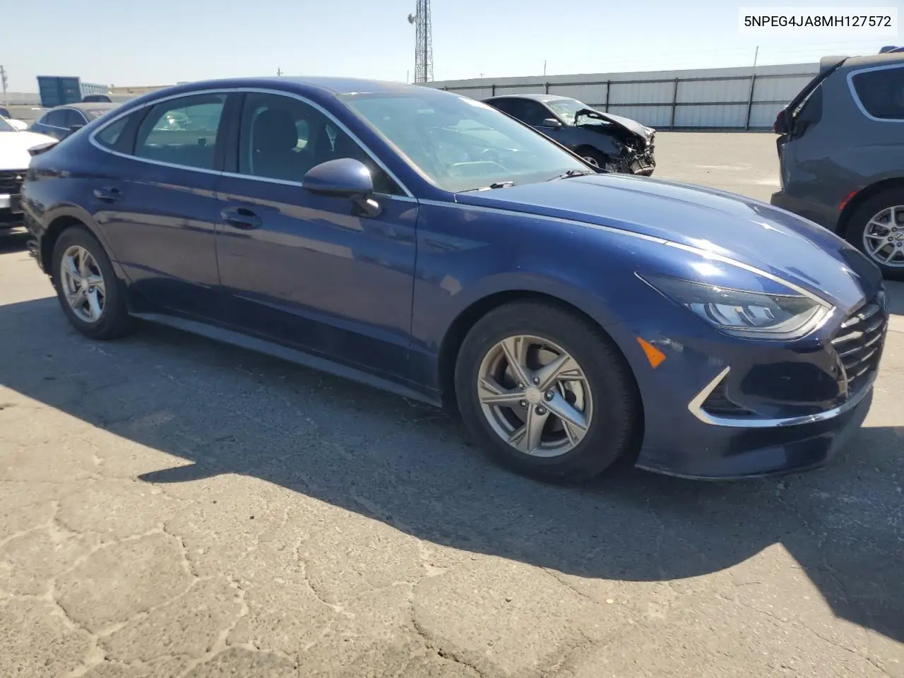 2021 Hyundai Sonata Se VIN: 5NPEG4JA8MH127572 Lot: 62545575