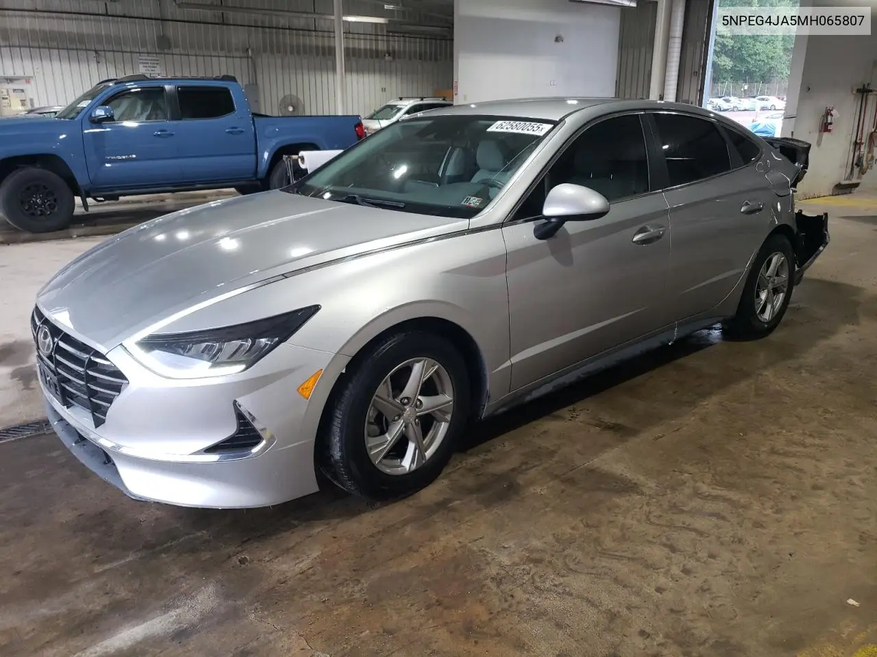 2021 Hyundai Sonata Se VIN: 5NPEG4JA5MH065807 Lot: 62580055