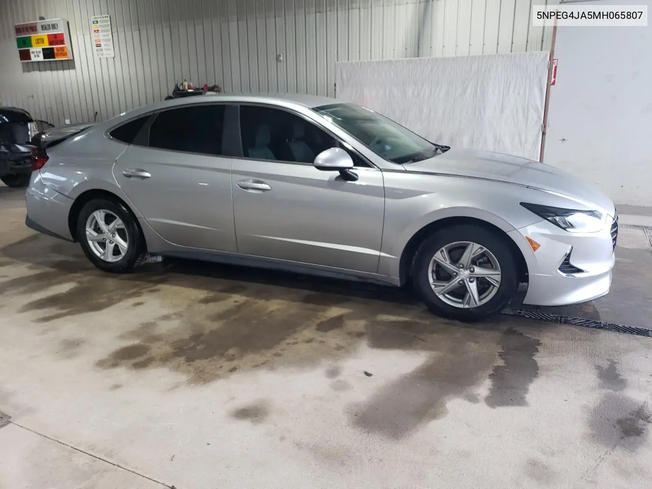 2021 Hyundai Sonata Se VIN: 5NPEG4JA5MH065807 Lot: 62580055