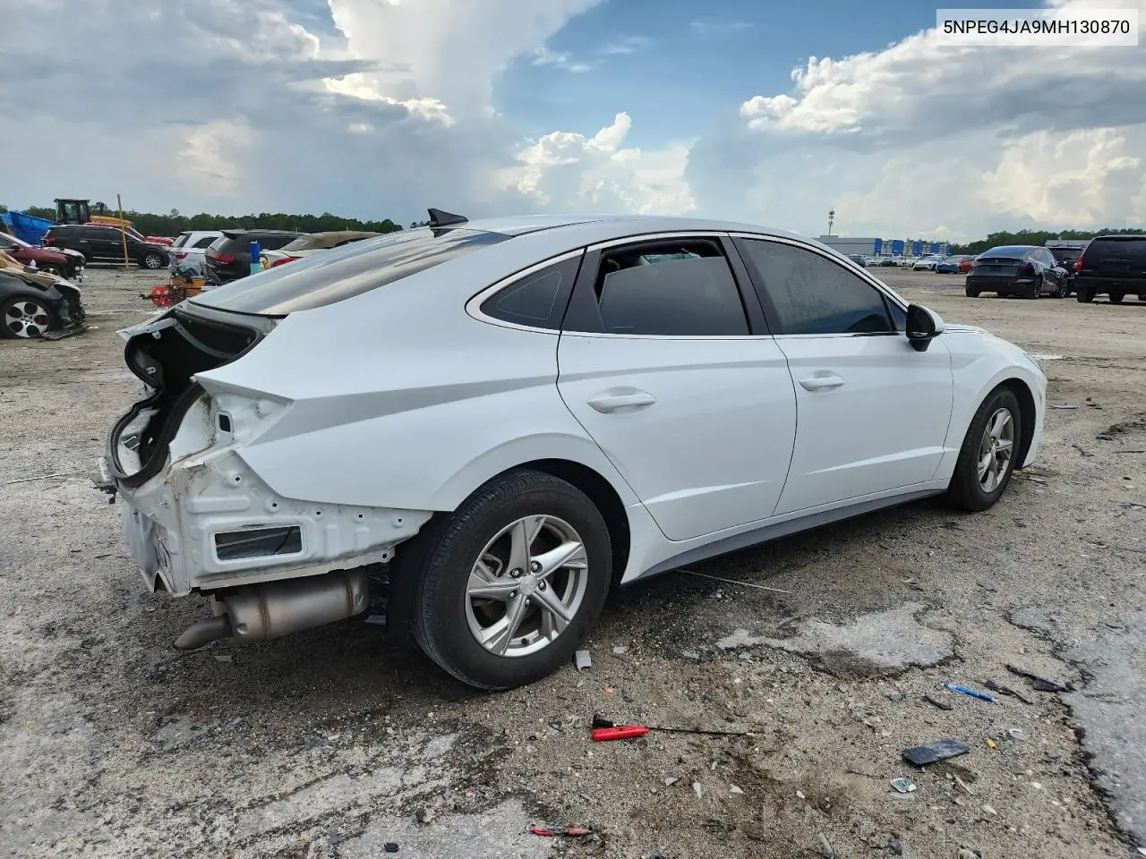 2021 Hyundai Sonata Se VIN: 5NPEG4JA9MH130870 Lot: 62888275