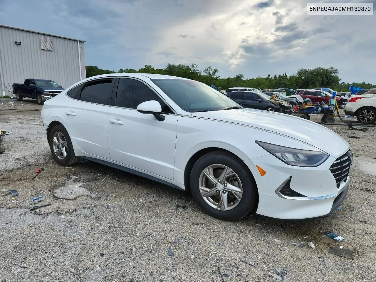 2021 Hyundai Sonata Se VIN: 5NPEG4JA9MH130870 Lot: 62888275
