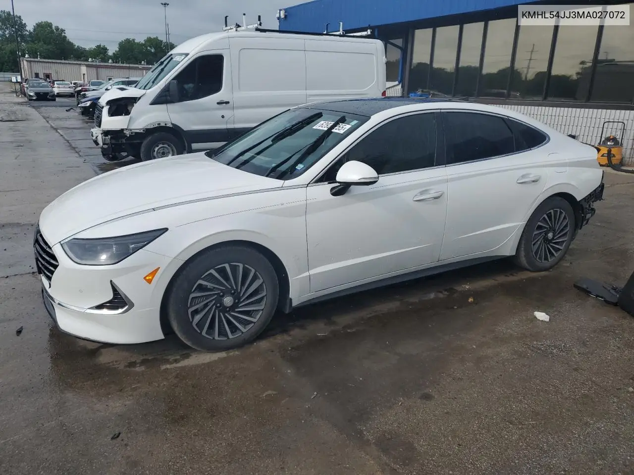 2021 Hyundai Sonata Hybrid VIN: KMHL54JJ3MA027072 Lot: 62923255