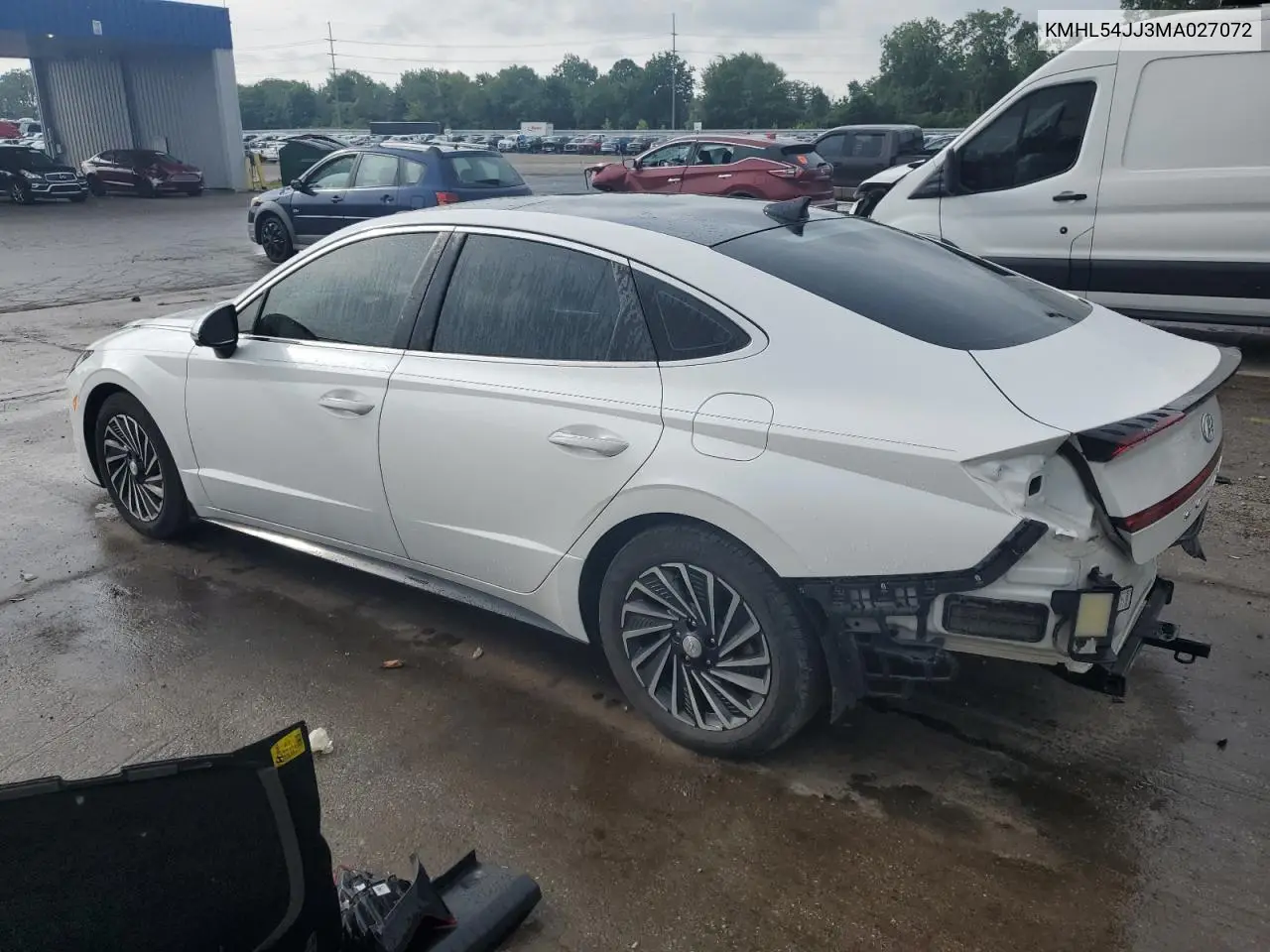 2021 Hyundai Sonata Hybrid VIN: KMHL54JJ3MA027072 Lot: 62923255