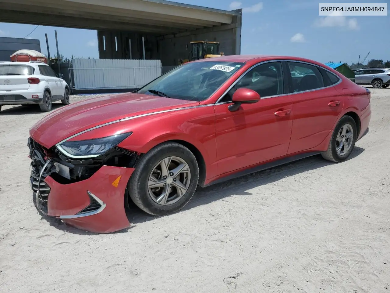 2021 Hyundai Sonata Se VIN: 5NPEG4JA8MH094847 Lot: 63057925