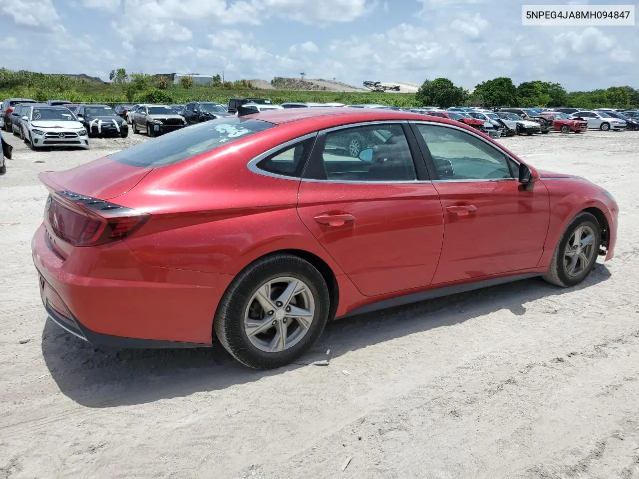 2021 Hyundai Sonata Se VIN: 5NPEG4JA8MH094847 Lot: 63057925