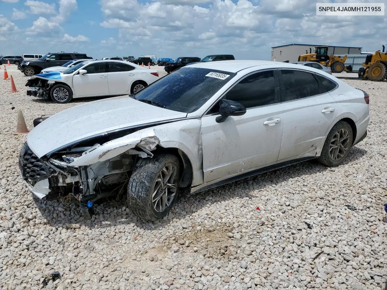 2021 Hyundai Sonata Sel VIN: 5NPEL4JA0MH121955 Lot: 63165035
