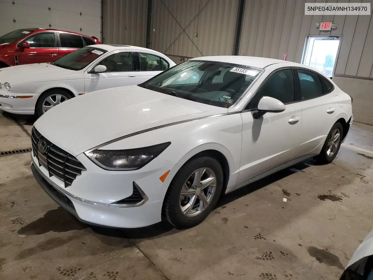 2022 Hyundai Sonata Se VIN: 5NPEG4JA9NH134970 Lot: 55133085