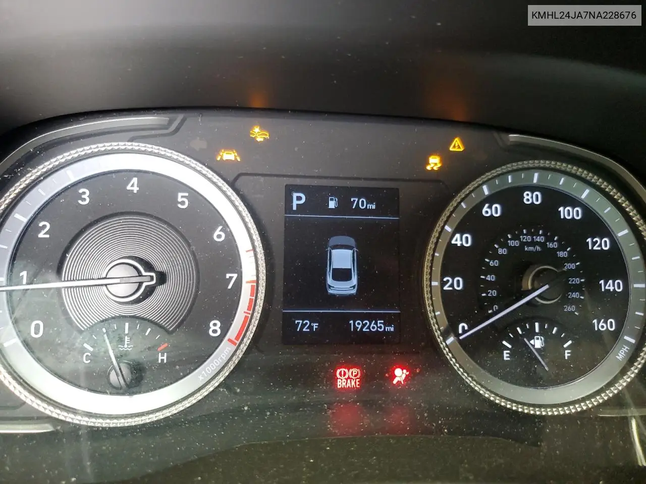 2022 Hyundai Sonata Se VIN: KMHL24JA7NA228676 Lot: 62430675