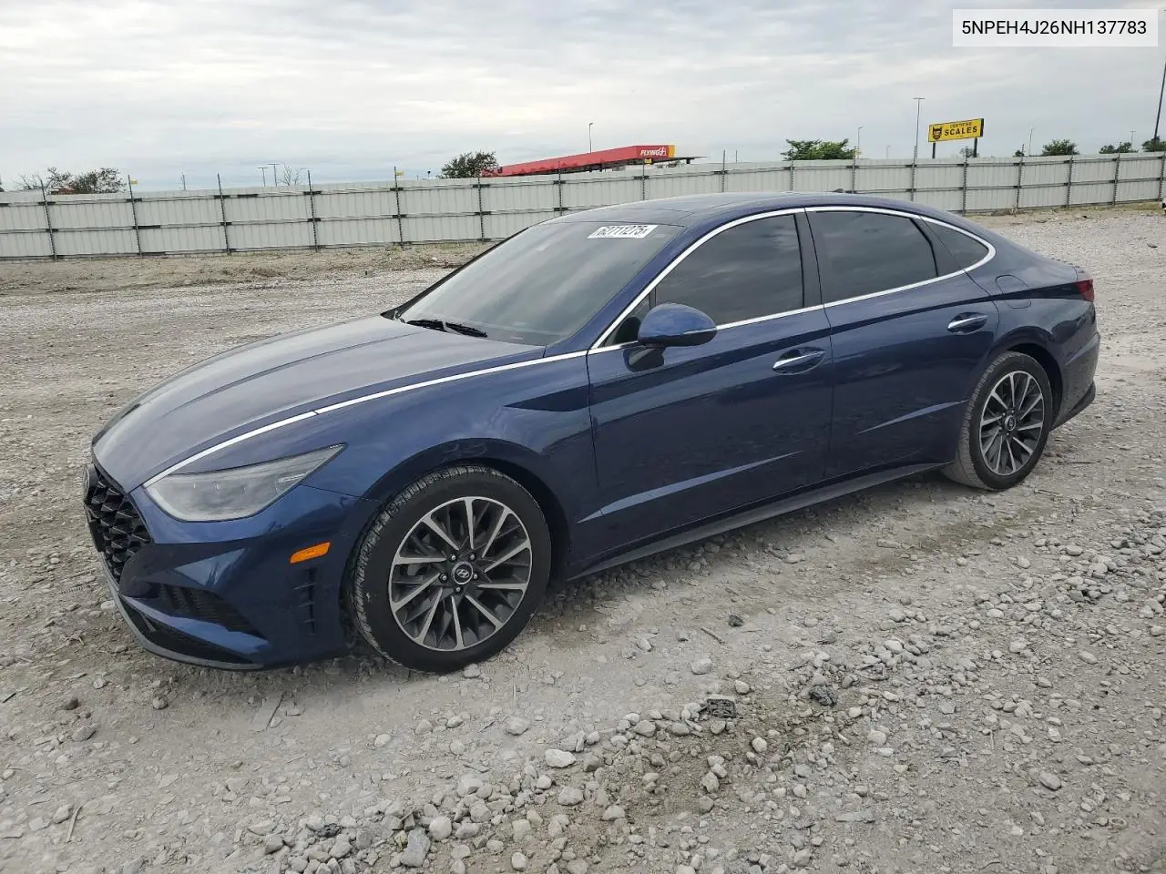 2022 Hyundai Sonata Limited VIN: 5NPEH4J26NH137783 Lot: 62711275