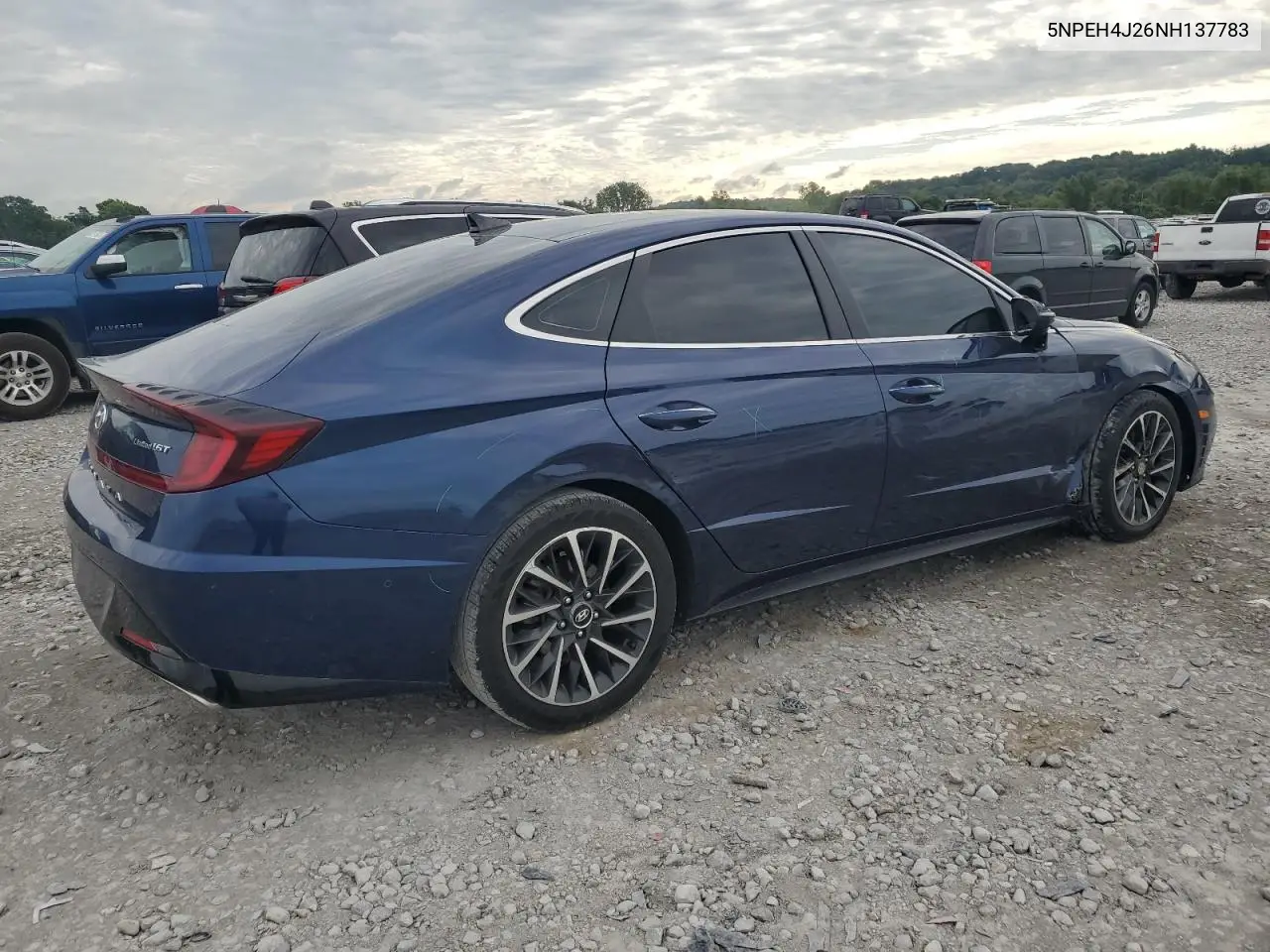 2022 Hyundai Sonata Limited VIN: 5NPEH4J26NH137783 Lot: 62711275