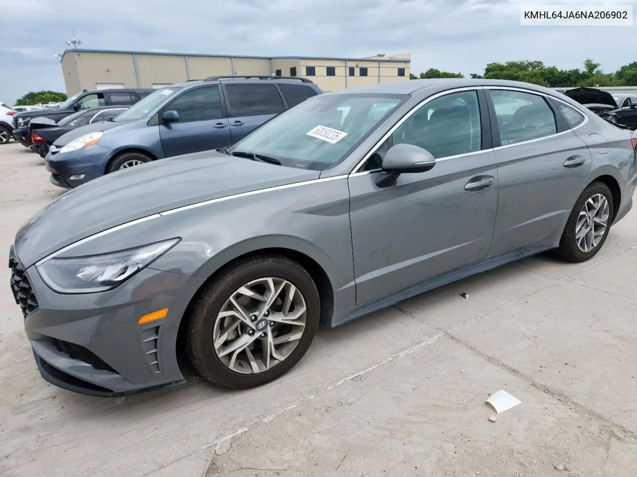 2022 Hyundai Sonata Sel VIN: KMHL64JA6NA206902 Lot: 63050235