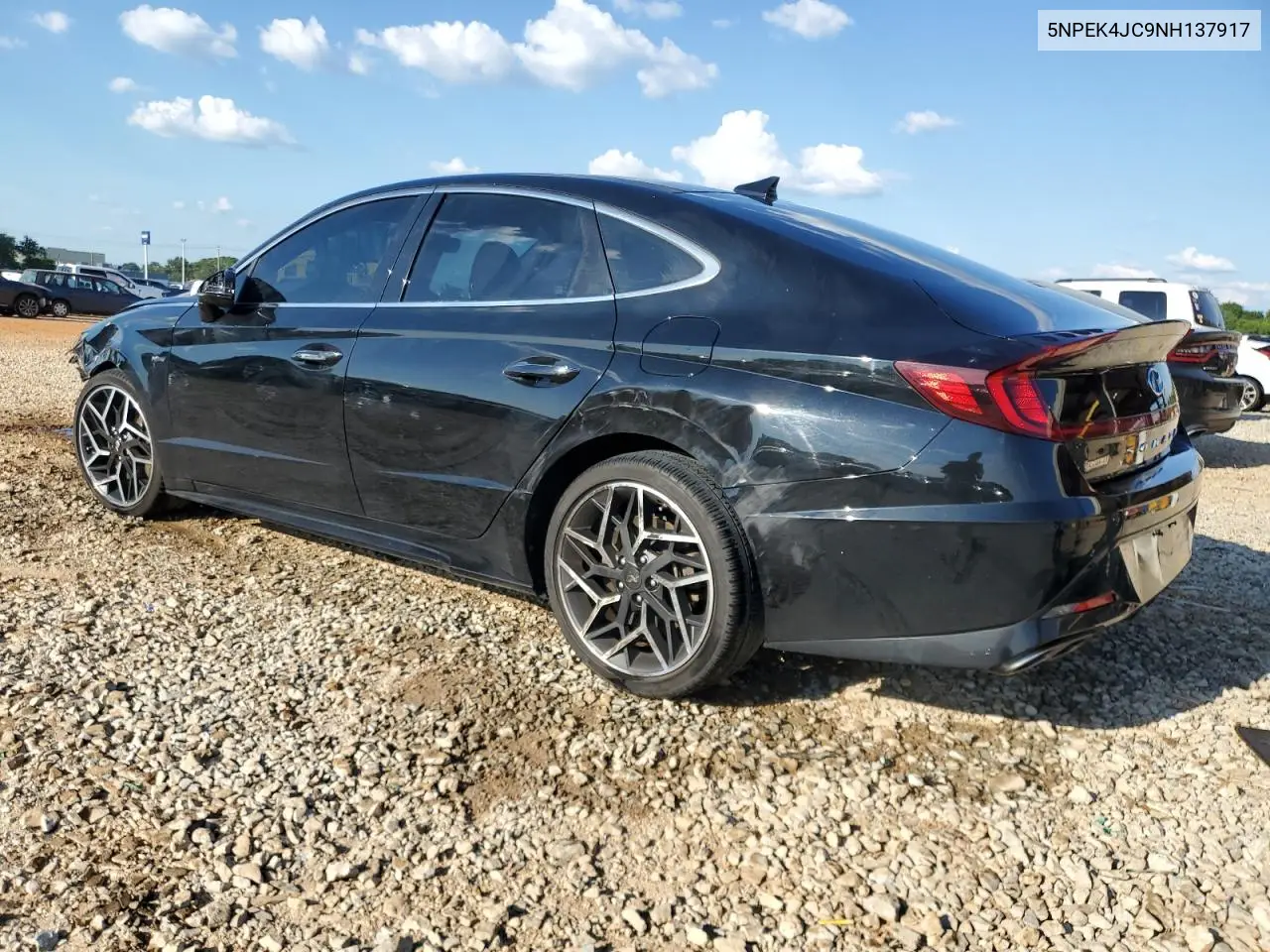 2022 Hyundai Sonata N Line VIN: 5NPEK4JC9NH137917 Lot: 63263895