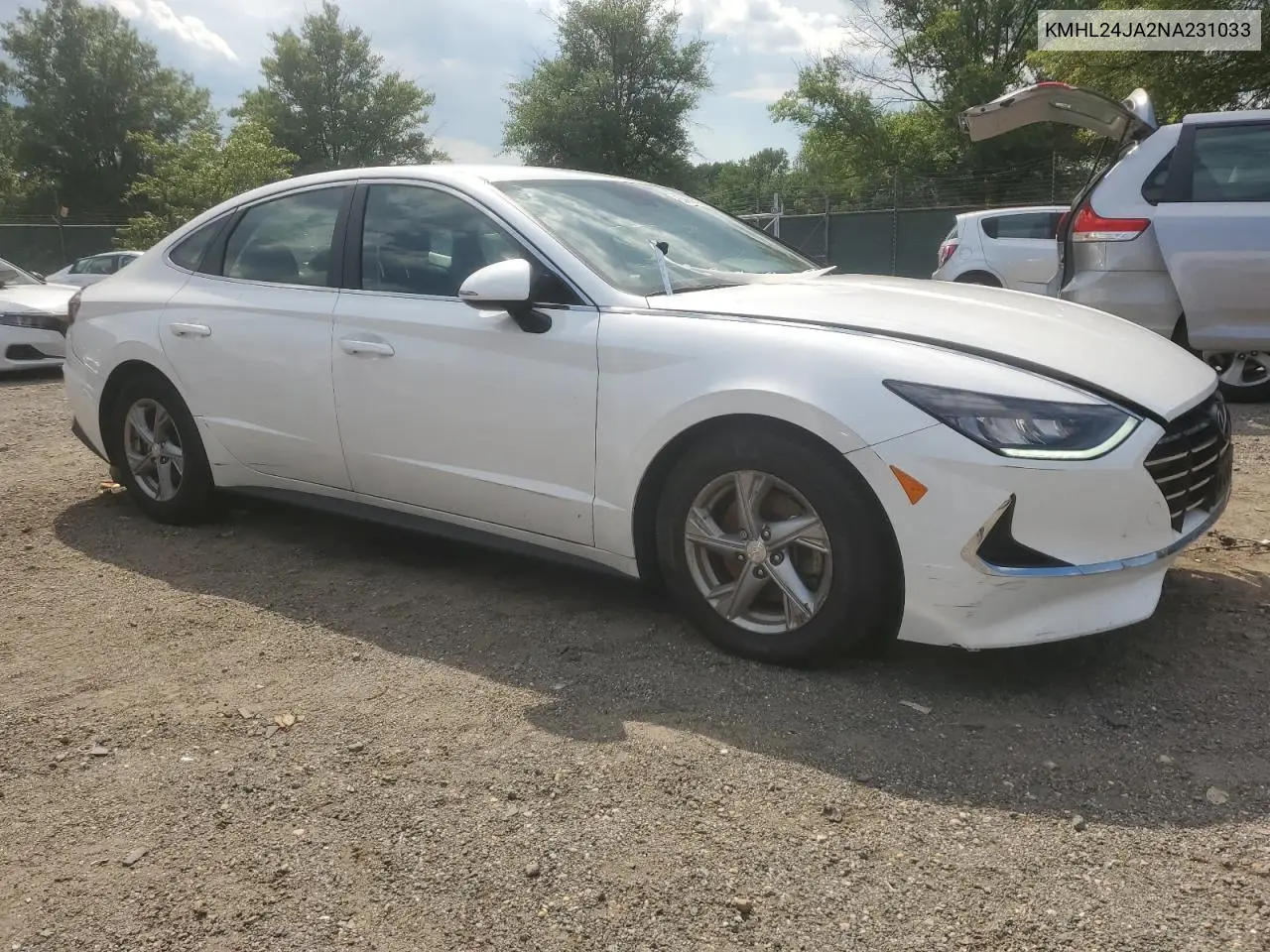2022 Hyundai Sonata Se VIN: KMHL24JA2NA231033 Lot: 63688715