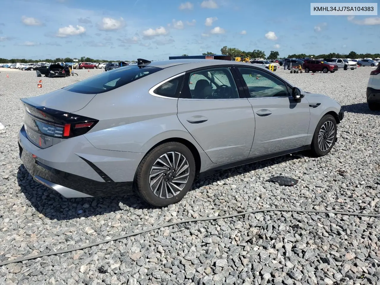 2025 Hyundai Sonata Hybrid VIN: KMHL34JJ7SA104383 Lot: 62238555