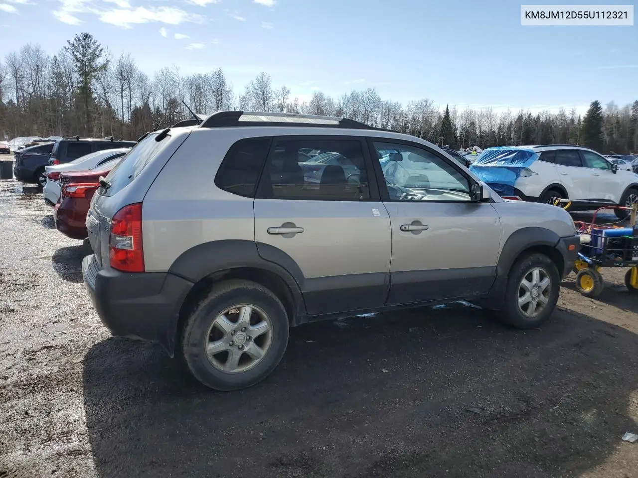 2005 Hyundai Tucson Gl VIN: KM8JM12D55U112321 Lot: 47990105