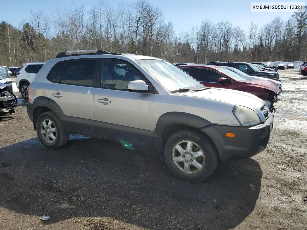 2005 Hyundai Tucson Gl VIN: KM8JM12D55U112321 Lot: 47990105