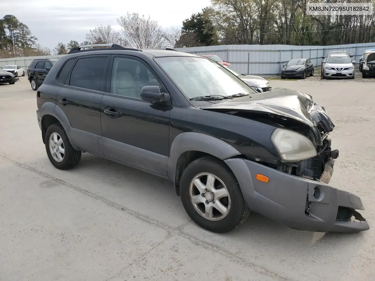 2005 Hyundai Tucson Gls VIN: KM8JN72D95U182842 Lot: 50012095