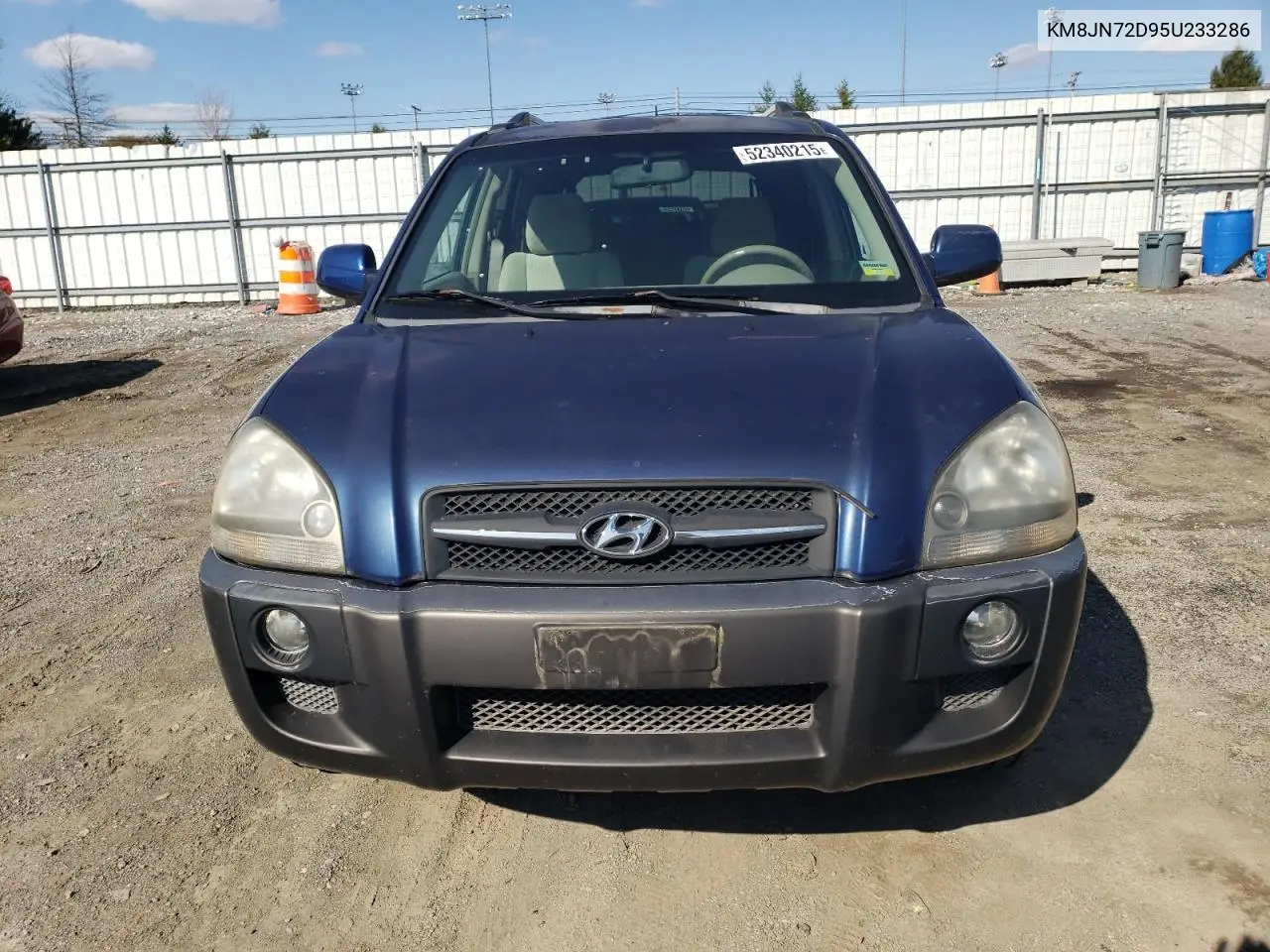 2005 Hyundai Tucson Gls VIN: KM8JN72D95U233286 Lot: 52340215