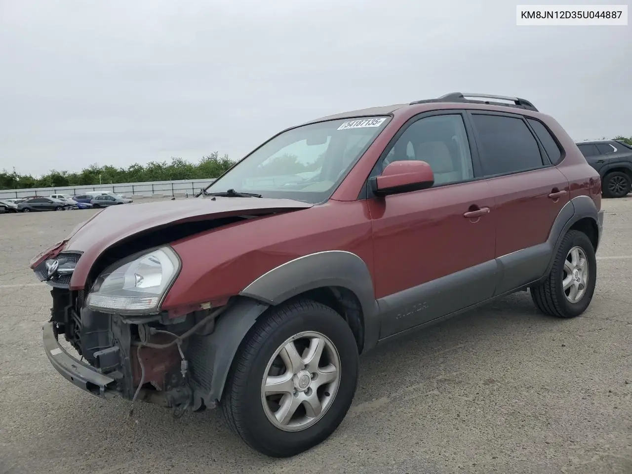 2005 Hyundai Tucson Gls VIN: KM8JN12D35U044887 Lot: 54187135