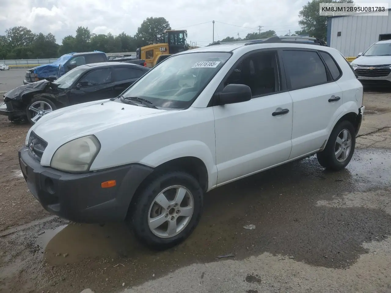 2005 Hyundai Tucson Gl VIN: KM8JM12B95U081783 Lot: 54416165