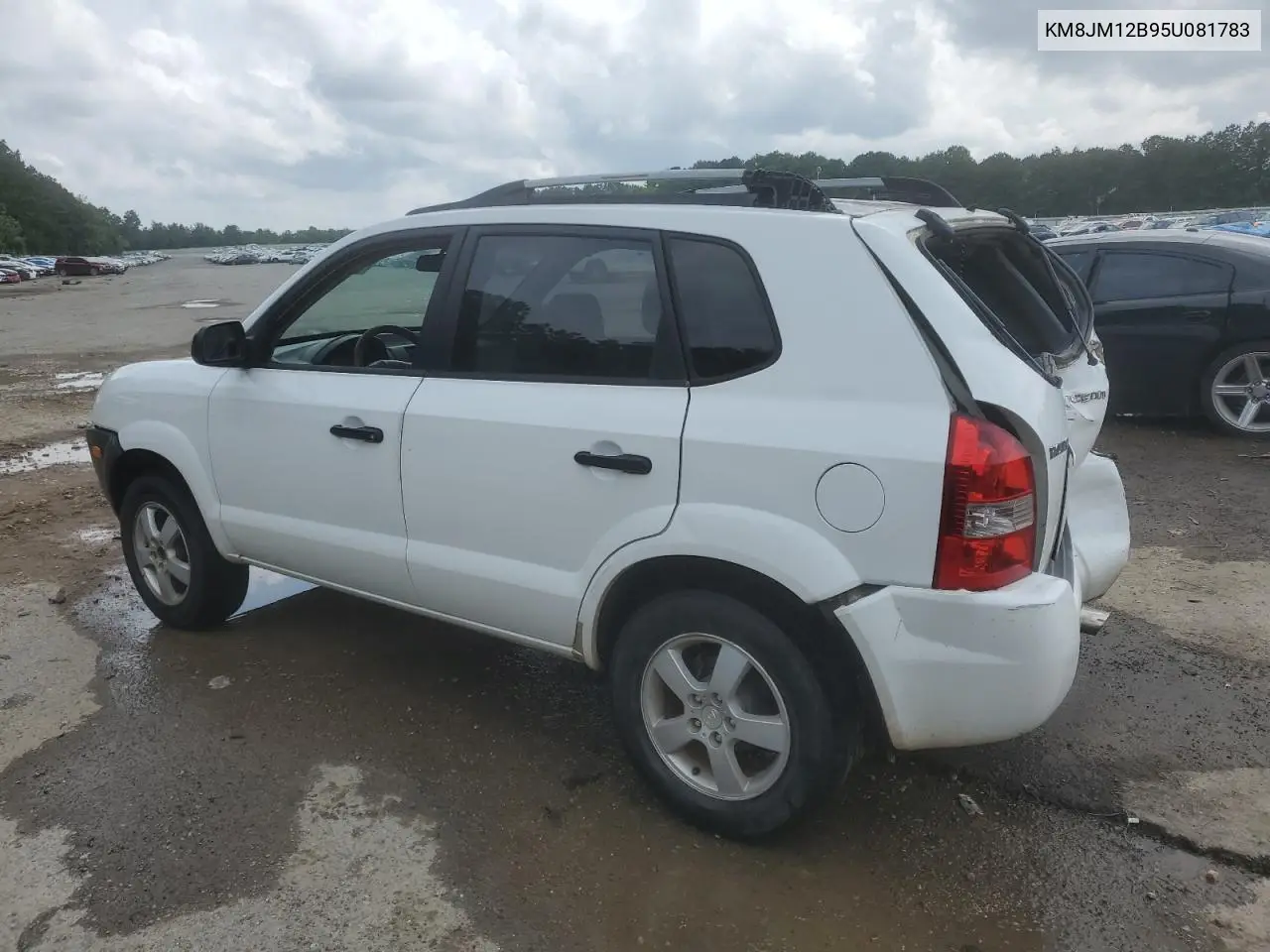 2005 Hyundai Tucson Gl VIN: KM8JM12B95U081783 Lot: 54416165