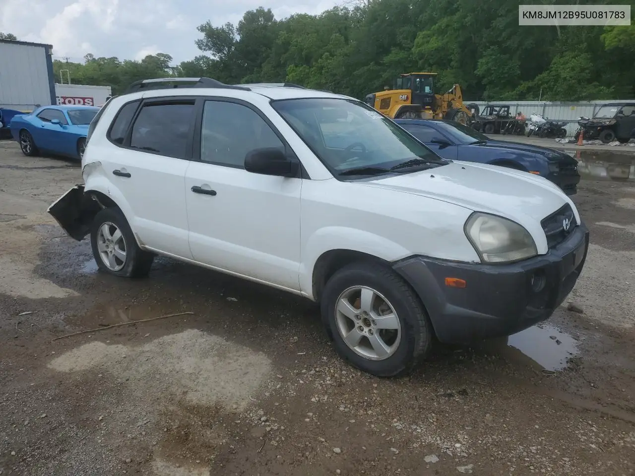 2005 Hyundai Tucson Gl VIN: KM8JM12B95U081783 Lot: 54416165