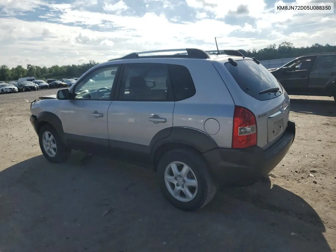 2005 Hyundai Tucson Gls VIN: KM8JN72D05U088350 Lot: 61093635