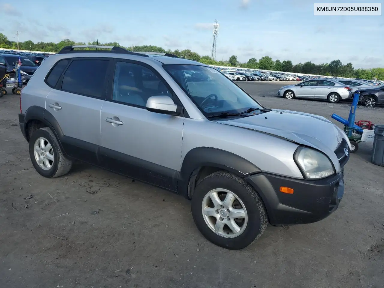 2005 Hyundai Tucson Gls VIN: KM8JN72D05U088350 Lot: 61093635