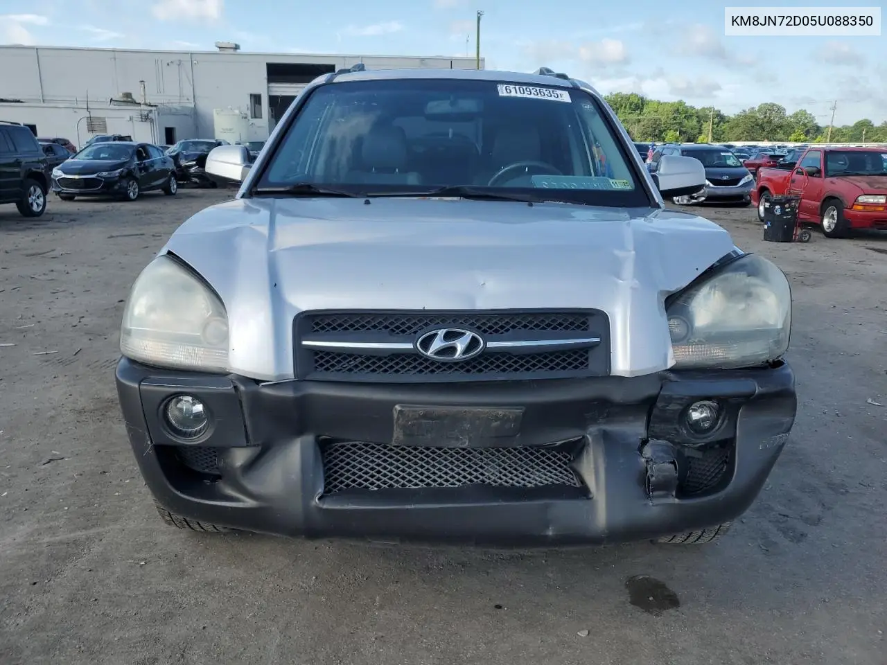 2005 Hyundai Tucson Gls VIN: KM8JN72D05U088350 Lot: 61093635