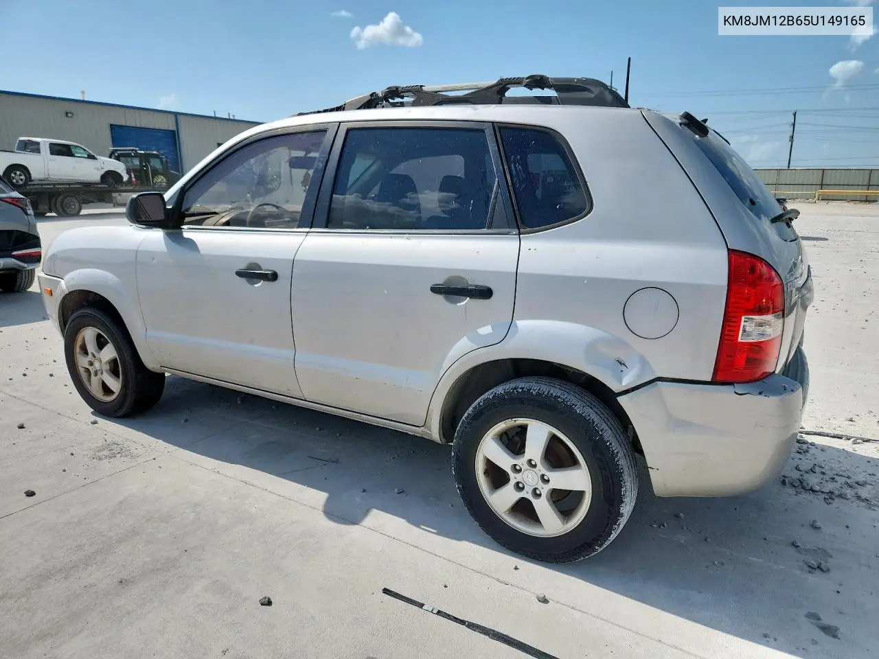 2005 Hyundai Tucson Gl VIN: KM8JM12B65U149165 Lot: 61913435