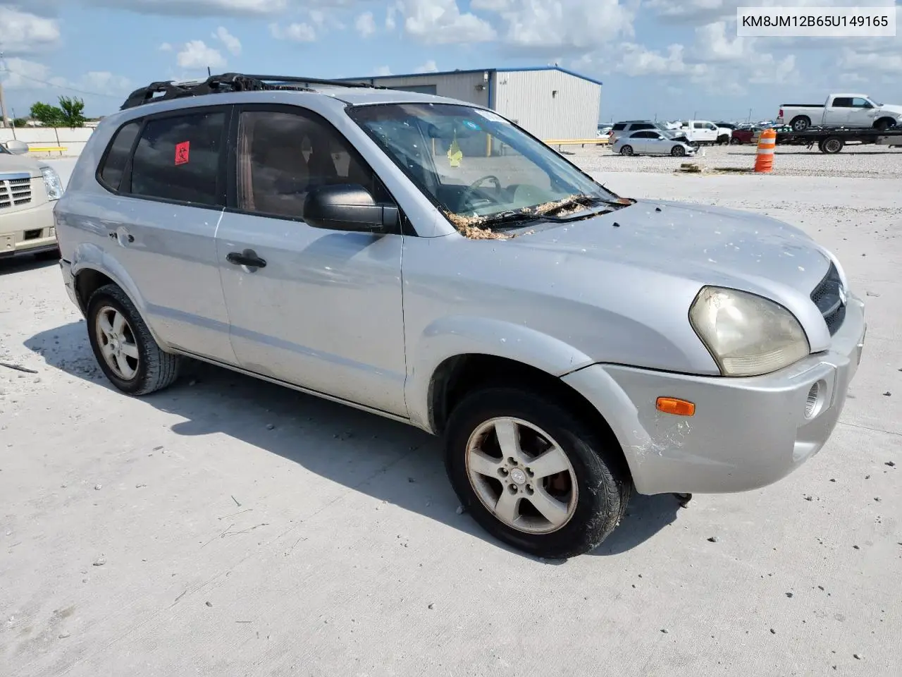 2005 Hyundai Tucson Gl VIN: KM8JM12B65U149165 Lot: 61913435
