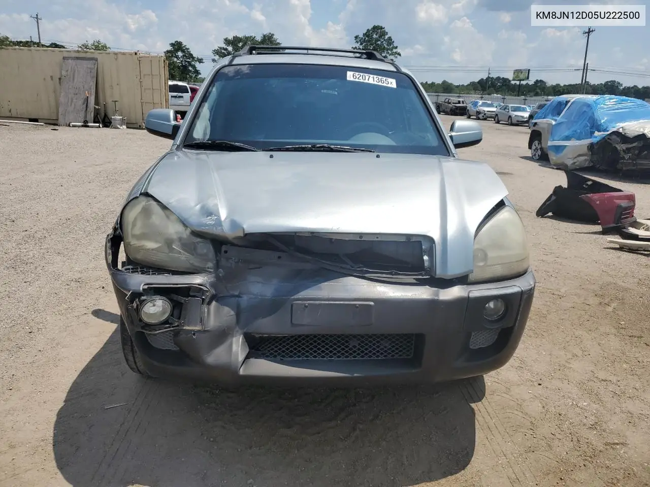 2005 Hyundai Tucson Gls VIN: KM8JN12D05U222500 Lot: 62071365