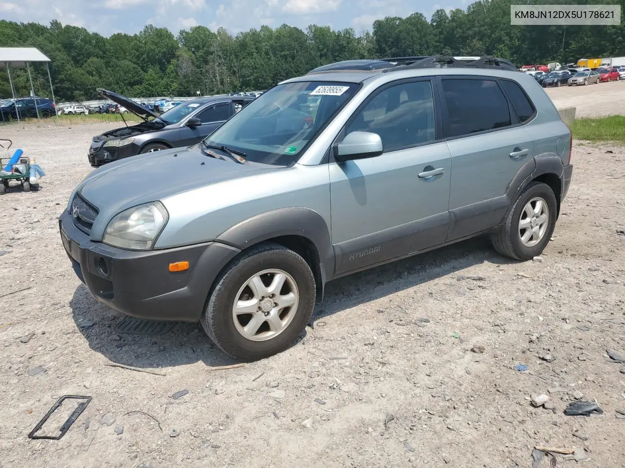 2005 Hyundai Tucson Gls VIN: KM8JN12DX5U178621 Lot: 62639955