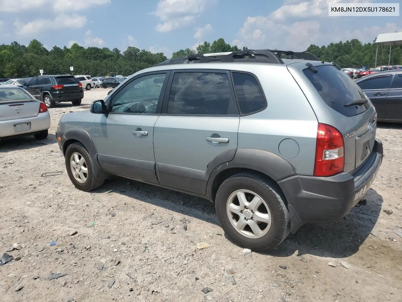 2005 Hyundai Tucson Gls VIN: KM8JN12DX5U178621 Lot: 62639955