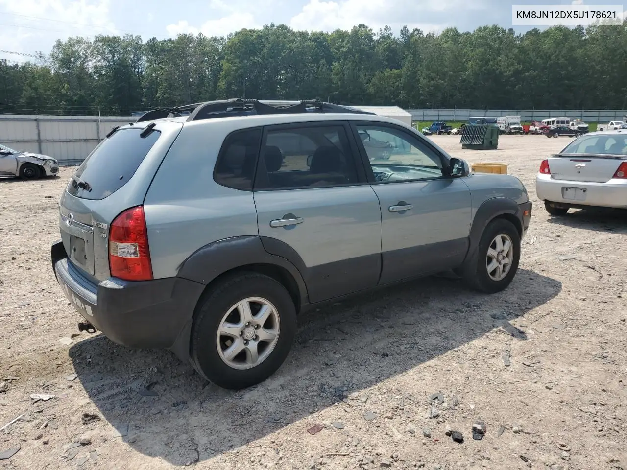 2005 Hyundai Tucson Gls VIN: KM8JN12DX5U178621 Lot: 62639955