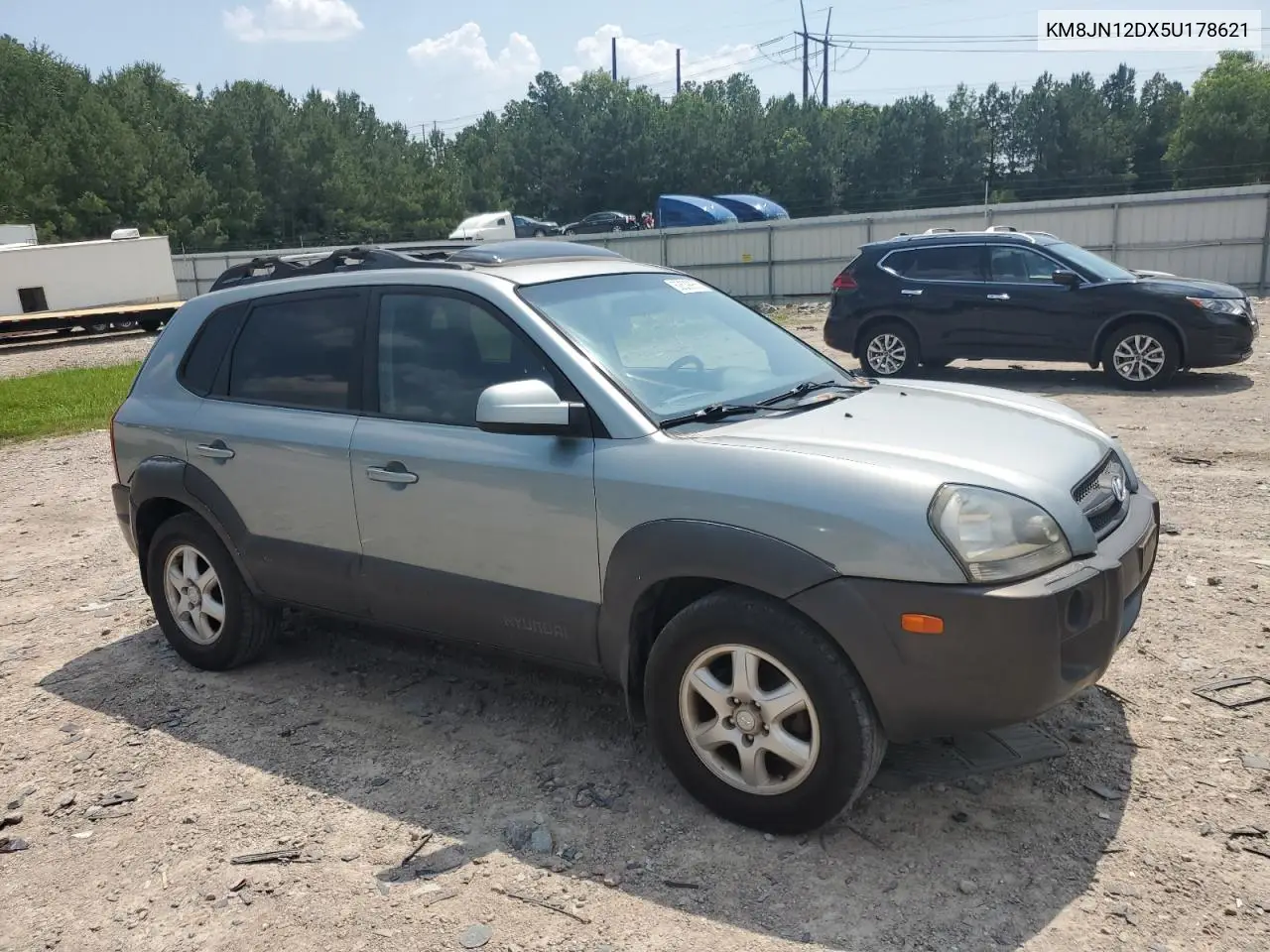 2005 Hyundai Tucson Gls VIN: KM8JN12DX5U178621 Lot: 62639955