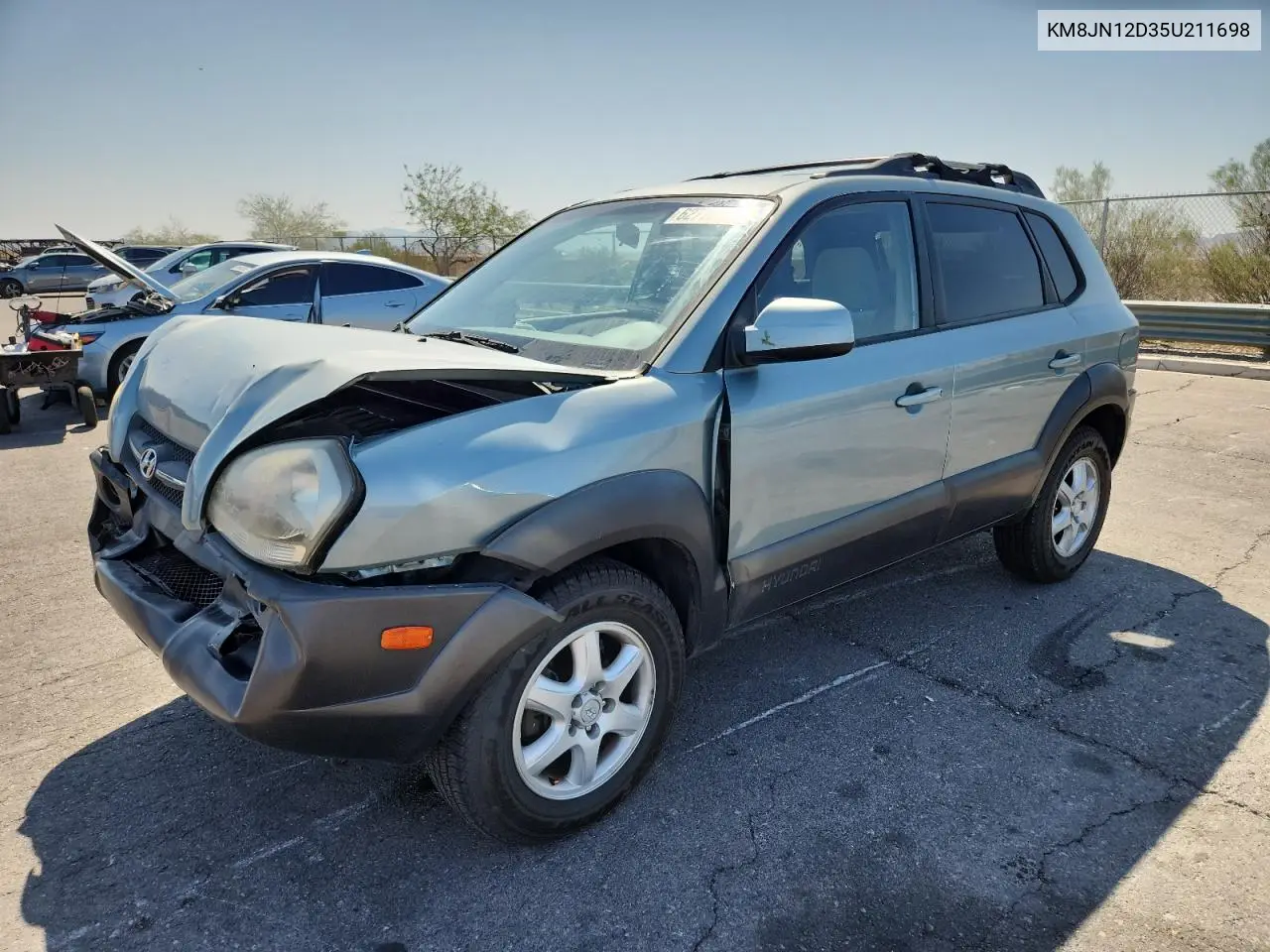 2005 Hyundai Tucson Gls VIN: KM8JN12D35U211698 Lot: 62778715