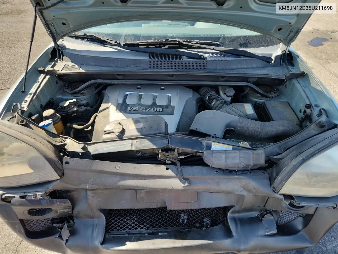 2005 Hyundai Tucson Gls VIN: KM8JN12D35U211698 Lot: 62778715
