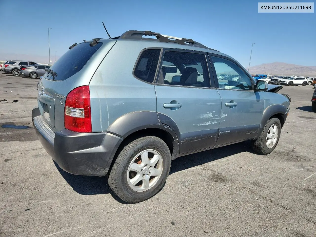 2005 Hyundai Tucson Gls VIN: KM8JN12D35U211698 Lot: 62778715