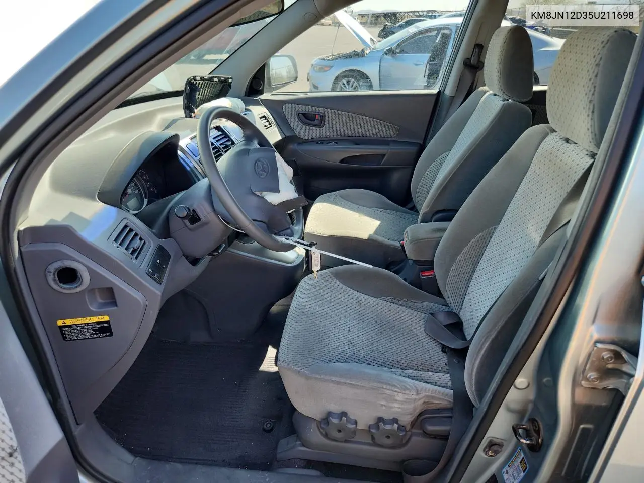 2005 Hyundai Tucson Gls VIN: KM8JN12D35U211698 Lot: 62778715