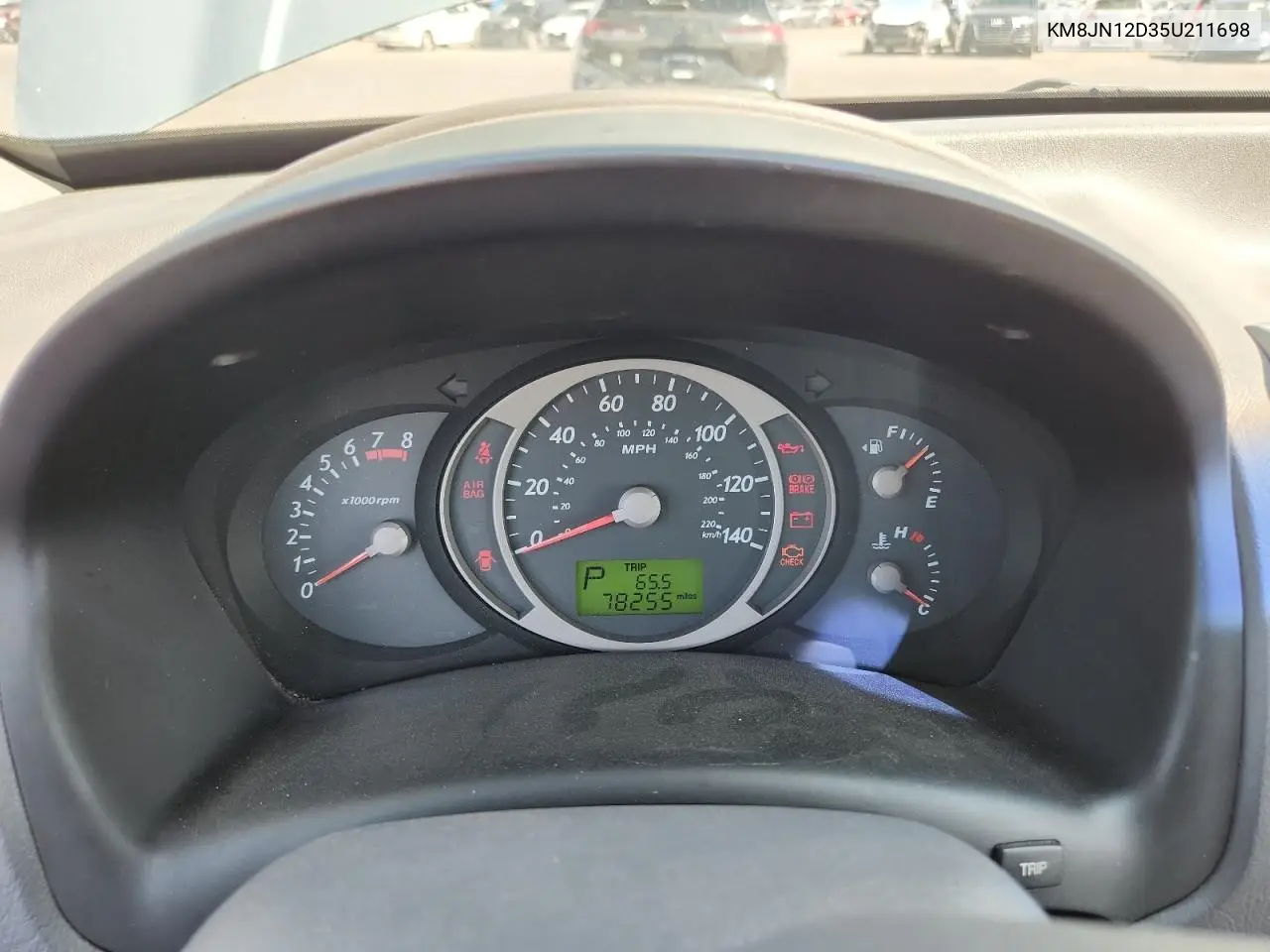 2005 Hyundai Tucson Gls VIN: KM8JN12D35U211698 Lot: 62778715