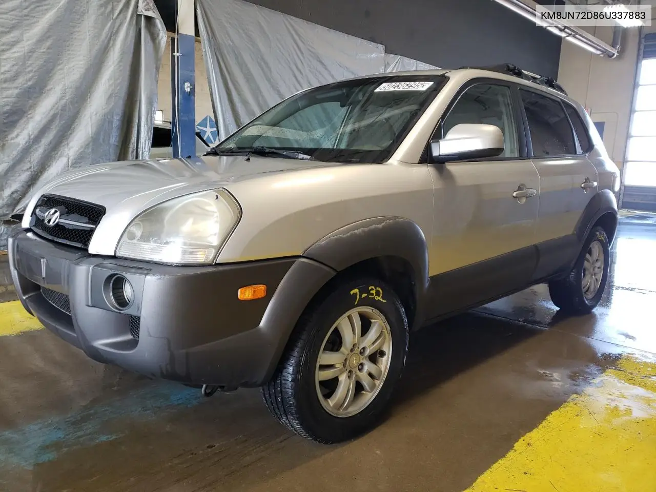 2006 Hyundai Tucson Gls VIN: KM8JN72D86U337883 Lot: 50236295
