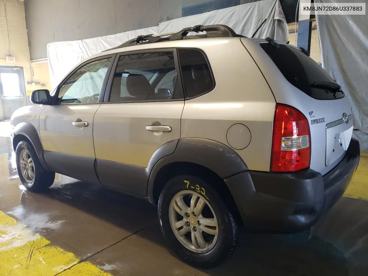 2006 Hyundai Tucson Gls VIN: KM8JN72D86U337883 Lot: 50236295
